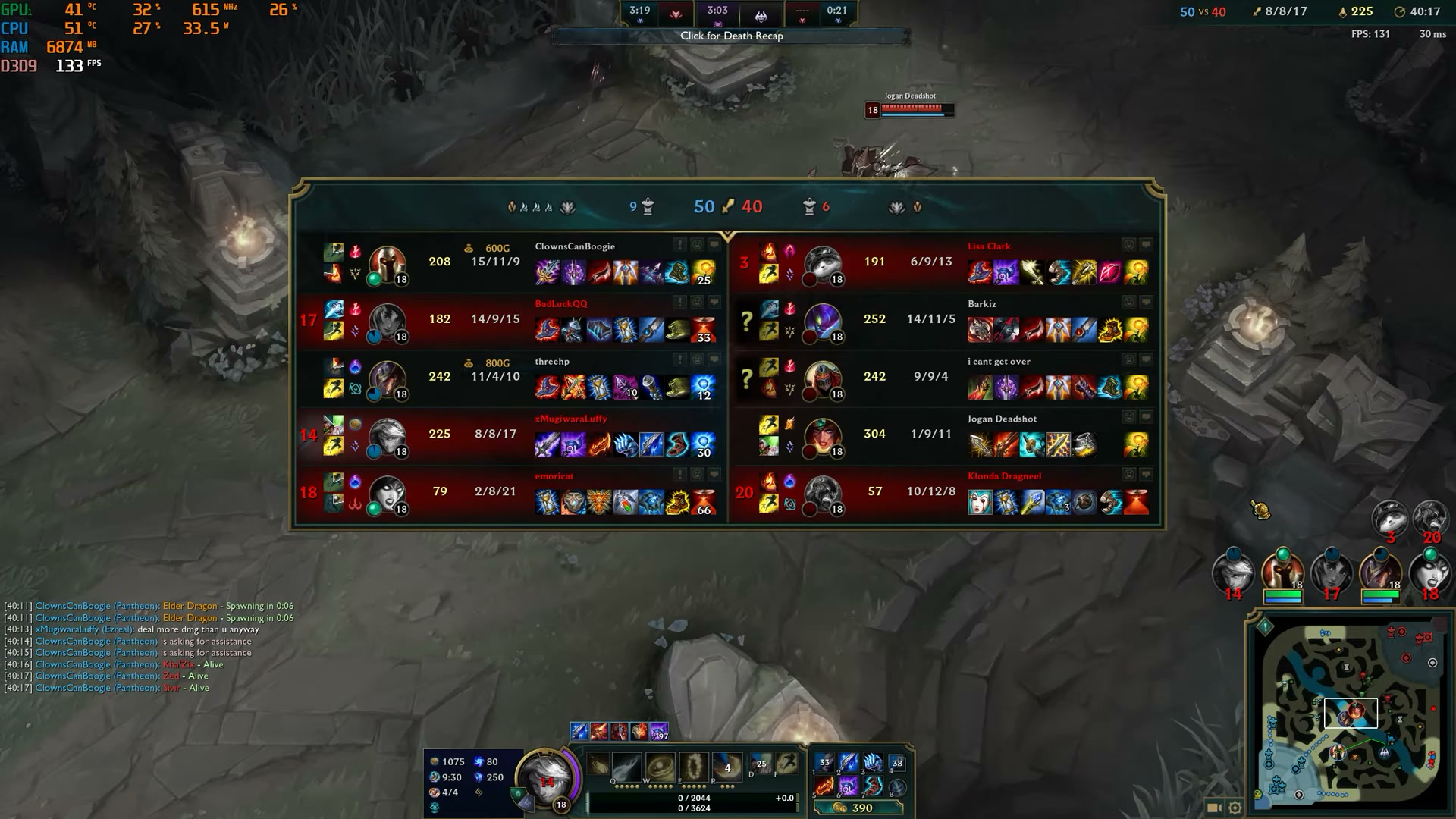 League of Legends 1440p Patch FPS Test-episode 2